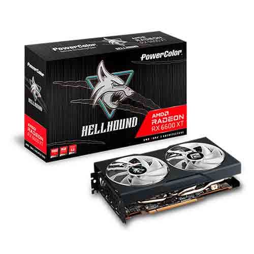 Powercolor Hellhound RX 6600 XT 8GB GDDR6 AMD Radeon Graphics Card