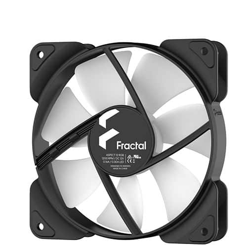 Fractal Design Aspect 12 RGB Black Frame 120mm PC Fan