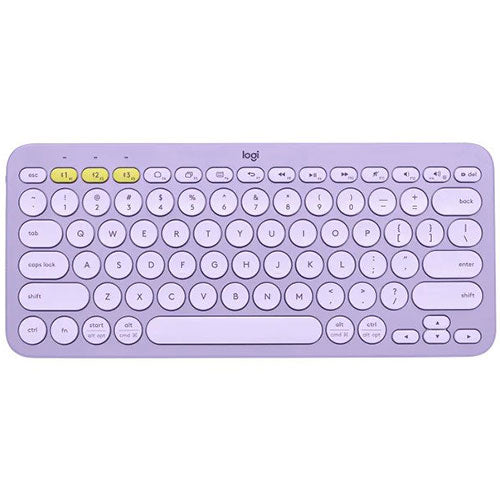 Logitech K380 Multi-Device Bluetooth Wireless Keyboard (Lavender)