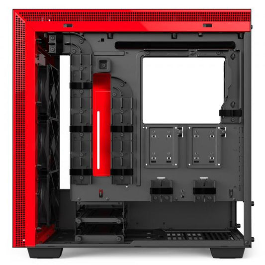 NZXT H700i (E-ATX) Mid Tower Cabinet (Black-Red)