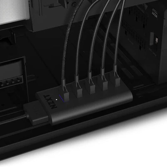 NZXT USB 2.0 4 Port Internal USB Hub (GEN 3) (MATTE BLACK)