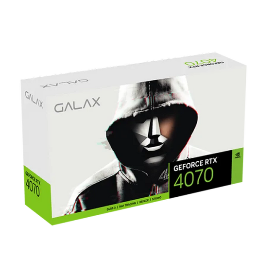 GALAX GeForce RTX 4070 EX Gamer White 12GB Graphics Card