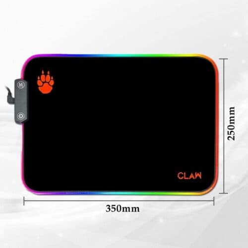 Claw Slide Waterproof RGB Gaming Mouse Pad (Large)