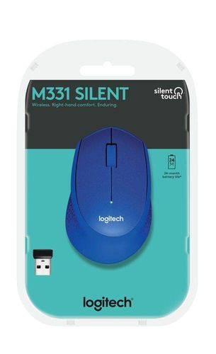 Logitech M331 Wireless Gaming Mouse (Blue)