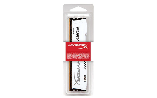 HyperX Fury 8GB (8GBx1) DDR4 2400MHz (White) RAM