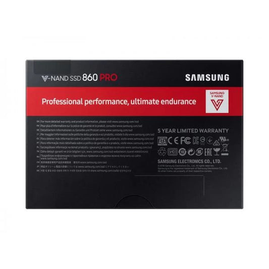 Samsung 860 PRO 512GB 2.5 Inch SATA SSD