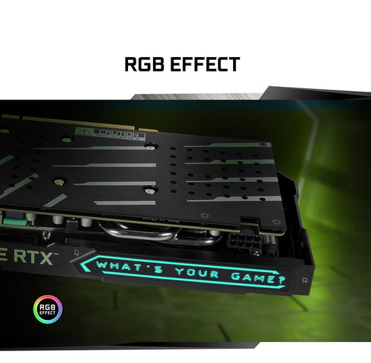 GALAX GeForce RTX 2060 EX (1-CLICK OC) 6GB GDDR6 Graphics Card
