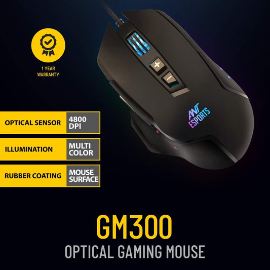 Ant Esports GM300 RGB Wired Gaming Mouse