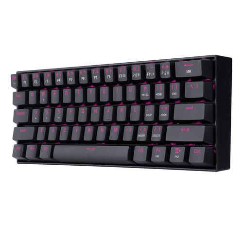 Redragon K630 Dragonborn 60% Wired Pink Single Lighting Gaming Keyboard