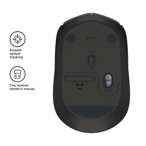 Logitech M171 Wireless Gaming Mouse (Grey)