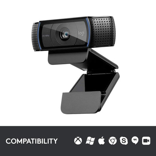 Logitech C920 HD Pro Webcam ( Black )