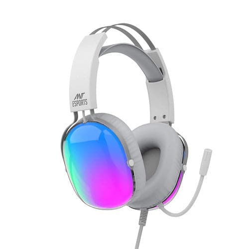 Ant Esports H1150 White Crystal Gaming Headset (White)