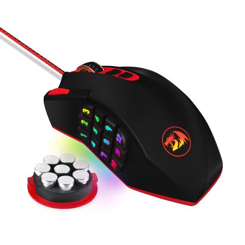 Redragon Perdition M901 24 000 DPI MMO Laser Gaming Mouse