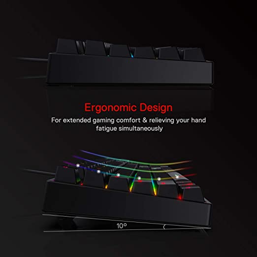Redragon K582 SURARA RGB Mechanical Gaming Keyboard (Blue Switches)