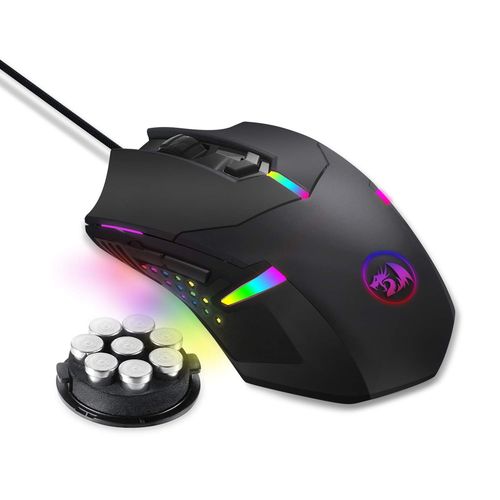 Redragon M601 RGB Blacklit 7200 DPI Gaming Mouse