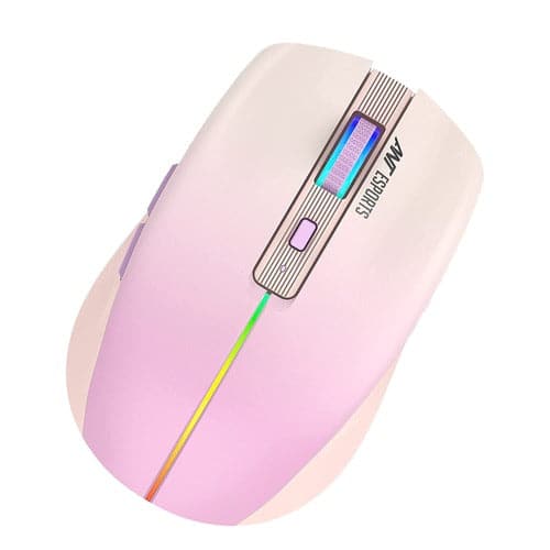 Ant Esports GM400W RGB Wireless Gaming Mouse (Light Pink)
