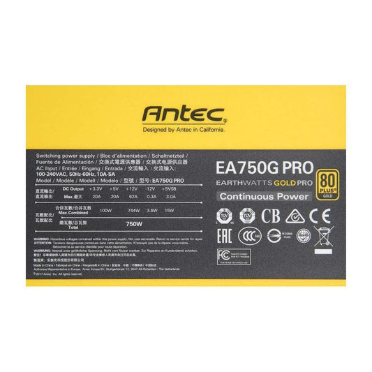 Antec Earthwatts 750G Pro Gold Semi Modular PSU (750 Watt)