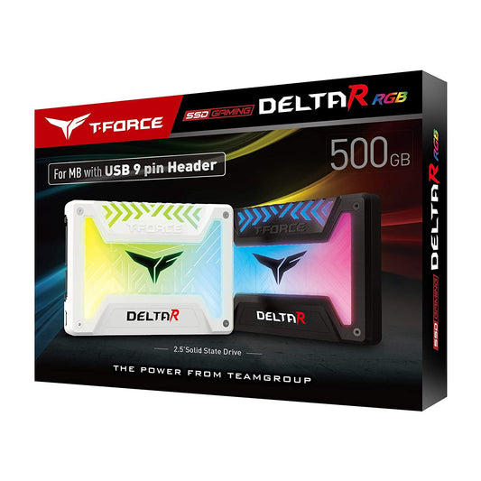 Team Group T-Force Delta R RGB 250GB 2.5 inch SATA SSD (Rainbow)