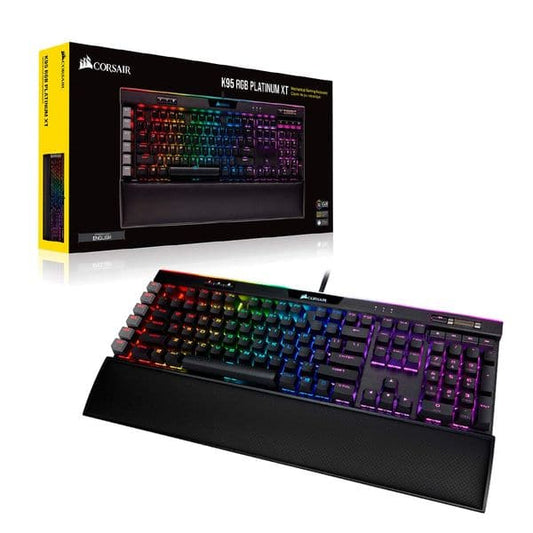 Corsair K95 RGB Platinum XT RGB Mechanical Gaming Keyboard (Cherry MX Blue) (Black)