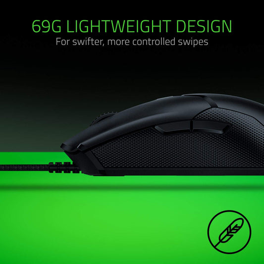 Razer Viper Ambidextrous Ultralight Wired Gaming Mouse (Black)