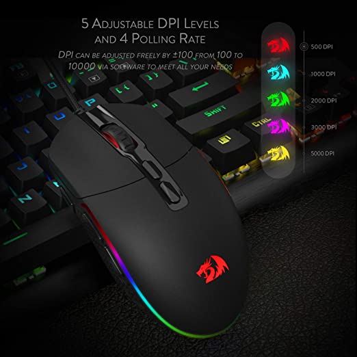 Redragon Invader M719 Wired Gaming Mouse