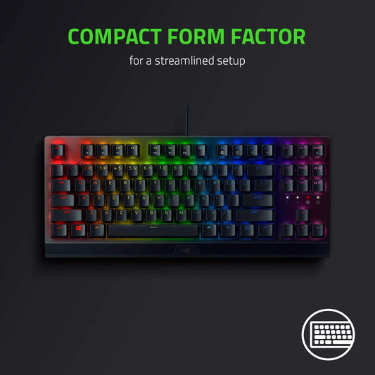 Razer BlackWidow V3 Tenkeyless Mechanical Keyboard Green Switch