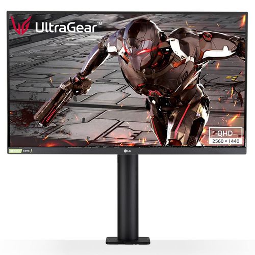 LG 27GN880-B UltraGear QHD Nano IPS 1ms 144Hz HDR G-SYNC Compatibility Monitor with Ergo Stand