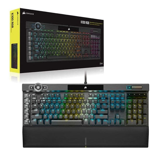 Corsair K100 Full Size RGB Optical-Mechanical Gaming Keyboard (OPX Switch)