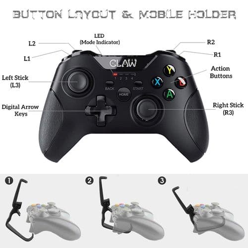 Claw Shoot Bluetooth Mobile Gamepad Controller