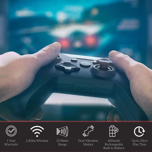 Claw Shoot Wireless 2.4Ghz USB Gamepad Controller for PC