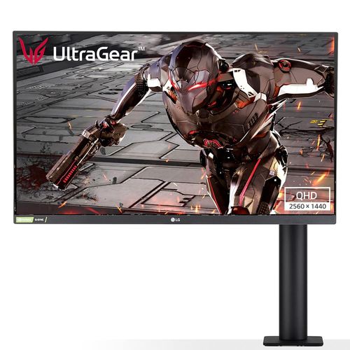LG 27GN880-B UltraGear QHD Nano IPS 1ms 144Hz HDR G-SYNC Compatibility Monitor with Ergo Stand