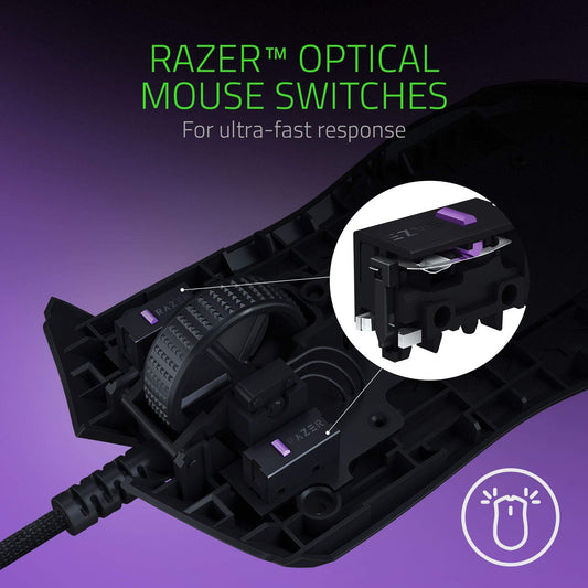 Razer Viper Ambidextrous Ultralight Wired Gaming Mouse (Black)