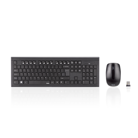 HAMA 182664 Cortion Full Size Membrane Wireless Gaming Keyboard ( Black )