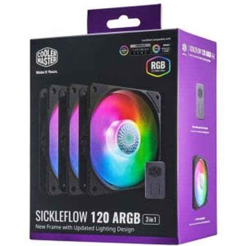 Cooler Master SickleFlow 120 ARGB PC Fan (Triple Pack)