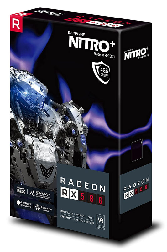 Sapphire Radeon RX580 Nitro 4GB Graphics Card