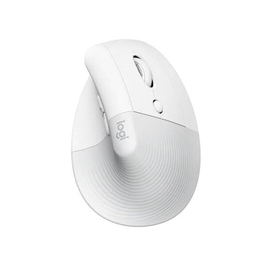 Buy Logitech Lift Vertical Wireless Mouse (Off White) | Elitehubs.