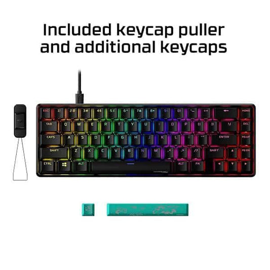 HyperX Alloy Origins Aqua RGb 65% Mechanical Gaming Keyboard ( Aqua Tactile Switches )