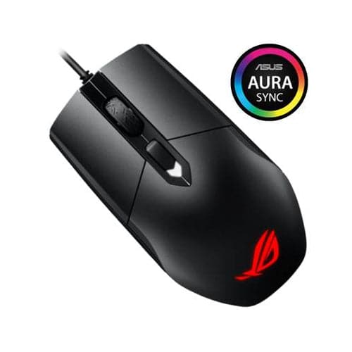 Asus ROG Strix Impact Lightweight Optical MOBA Gaming Mouse (Black)