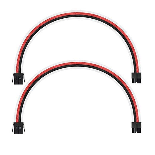 Ant Esports MOD Cable White & Black & Red Cable set 3combs 30cm 16AWG