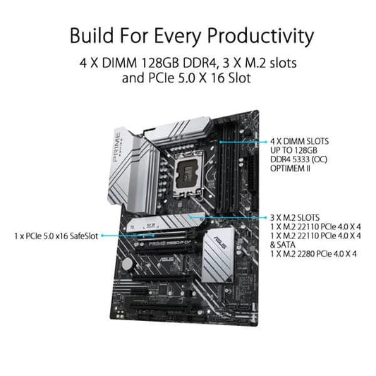 ASUS Prime Z690-P D4 Motherboard