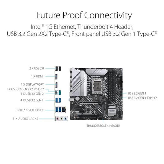 ASUS Prime Z690M-Plus D4 Motherboard