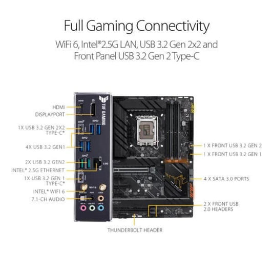 ASUS TUF Gaming Z690-Plus WiFi D4 Motherboard