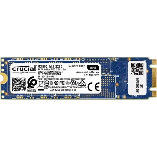 Crucial MX500 250GB M.2 SATA SSD