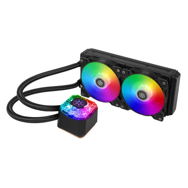 Buy SILVERSTONE ICEGEM 240P ARGB 240mm CPU Liquid Cooler (Black ...