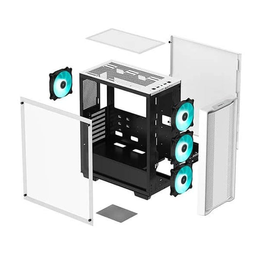 Deepcool CC560 ATX Mid Tower Cabinet (White) (R-CC560-WHGAA4-G-1)