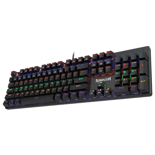 Redragon K608 Valheim Rainbow Gaming Keyboard (Clicky Blue Switch)