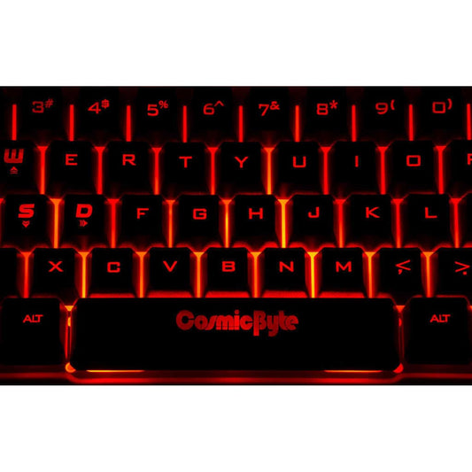 Cosmic Byte CB-GK-06 Galactic RGB Gaming Keyboard (Black/Silver)