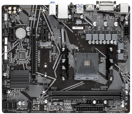 Gigabyte A520M H Motherboard