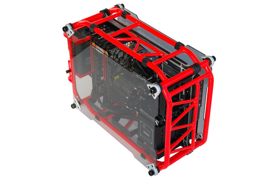 InWin D Frame 2.0 Full Tower Cabinet with 1065W PSU (Red)