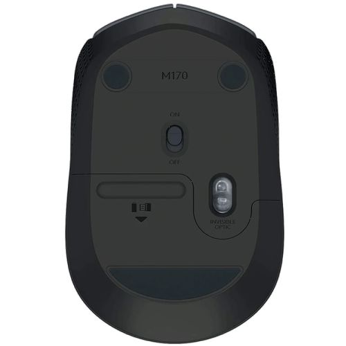 Logitech M170 Wireless Gaming Mouse (Grey-Black)